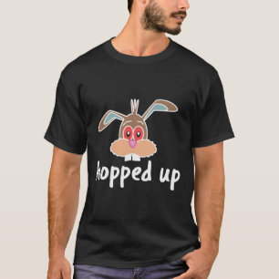 T-shirt Mème Lapin Pâques Drunk Hop Up Adulte