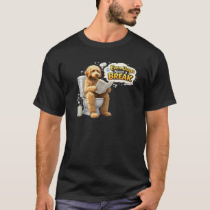 T-shirt Même les chiens ont besoin d'une pause Humour de s