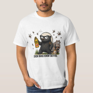 T-shirt Même les insectes savent mieux Conception de campi