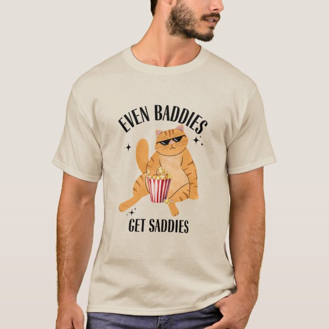 T-shirt Même les méchants obtiennent les méchants méme de  (Devant)