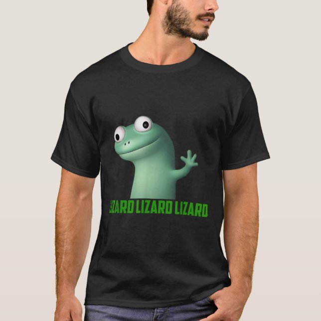 T-shirt Mème Lizard Lizard Lizard Lizard Drôle T-s Graphiq (Devant)