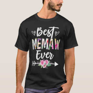 T-shirt Mémé Meilleure Memaw Jamais Fête Des Mères Fleur F