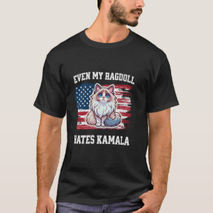 T-shirt Même Mon Chat Ragdoll Hait La République Électoral