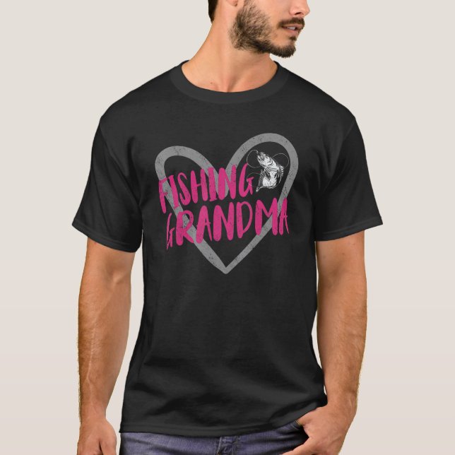 T-shirt Mémé pêcheuse (Devant)