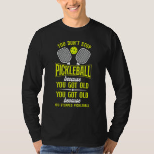 T-shirt Mémé pickleball Mémé papa Vous ne vous arrêtez pas
