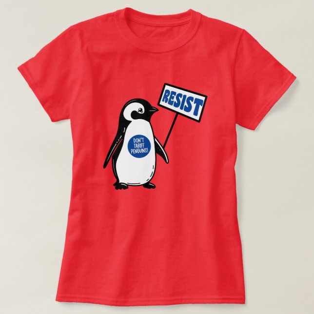 T-shirt Mème politique amusant tarif Penguin (Design devant)