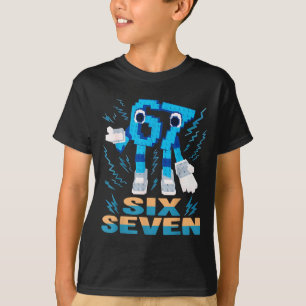 T-shirt Mème pour enfants 67 Six Sept 6 7 Brainrot italien