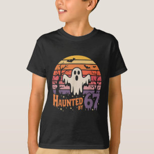 T-shirt Mème rétro hanté 67 Six Sept 6 7