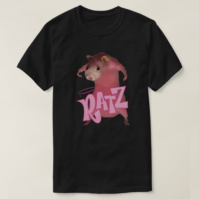T-shirt Mème rose Ratz (Design devant)