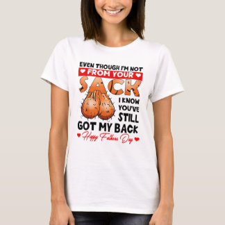 T-shirt Même si je ne suis pas de ton sac, je sais que tu