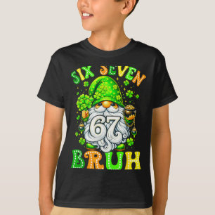 T-shirt Mème six sept bruh 67 jour de la Saint-Patrick gno