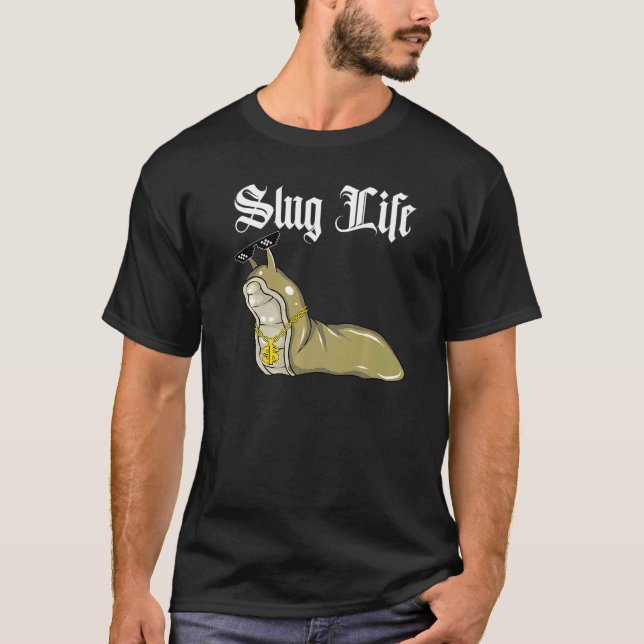 T-shirt Mème Slug Life (Devant)