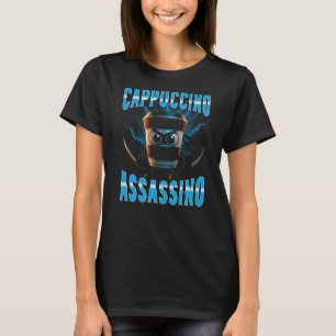 T-shirt Mème surréaliste italien Cappuccino Assassino Brai