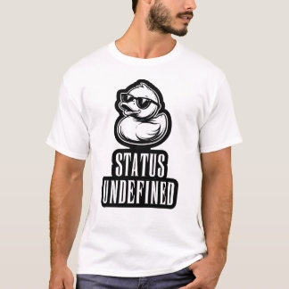 T-Shirt Mème Tech Drôle Statut de Canard Cool Indé