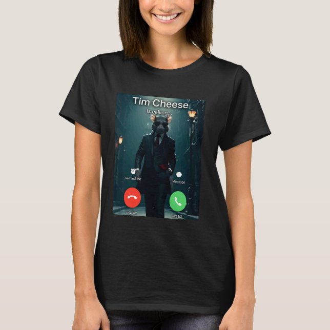 T-shirt Mème Tim Cheese (Devant)
