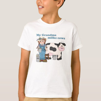 T-shirt Mémé trait les vaches