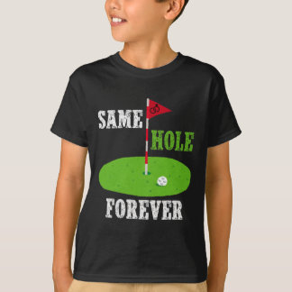 T-shirt Même Trou Forever Groom Bachelor Party Funny Golf