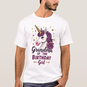 T-shirt Mémé vintage de la licorne Flora de la fille d'ann