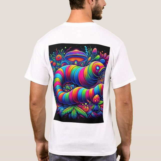 T-shirt Meme worm (Dos)