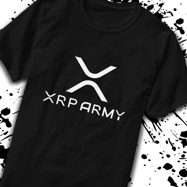 T-shirt Mème XRP Army Citation Hodl Crypto CryptoCurrency (Créateur téléchargé)