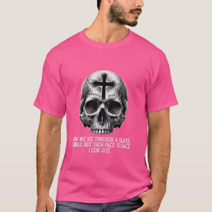 T-shirt Memento Mori Catholique Crucifix Traditionnel Lati