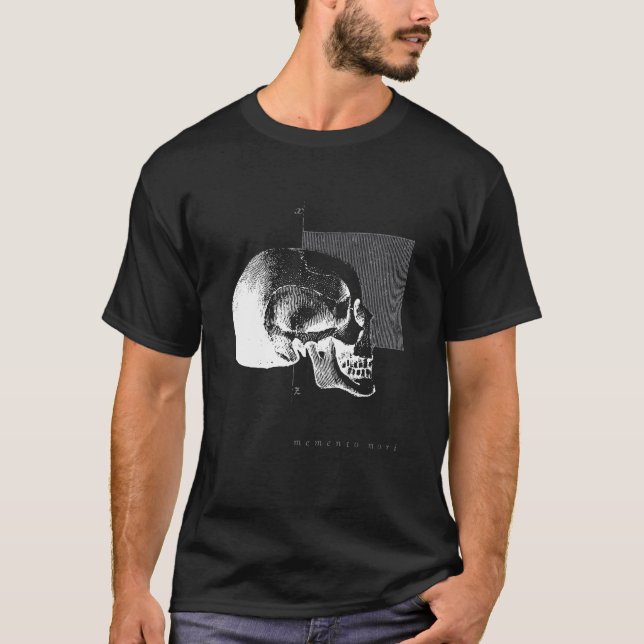 T-shirt Memento Mori La sagesse latine pour la reprise (Devant)