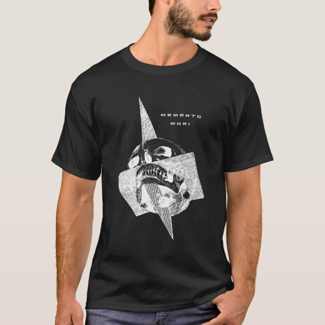 T-shirt Memento Mori Sagesse latine pour les stoïques (Devant)