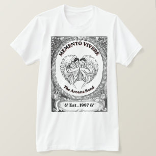 T-shirt Memento Vivere Art Bond Ange Vintage