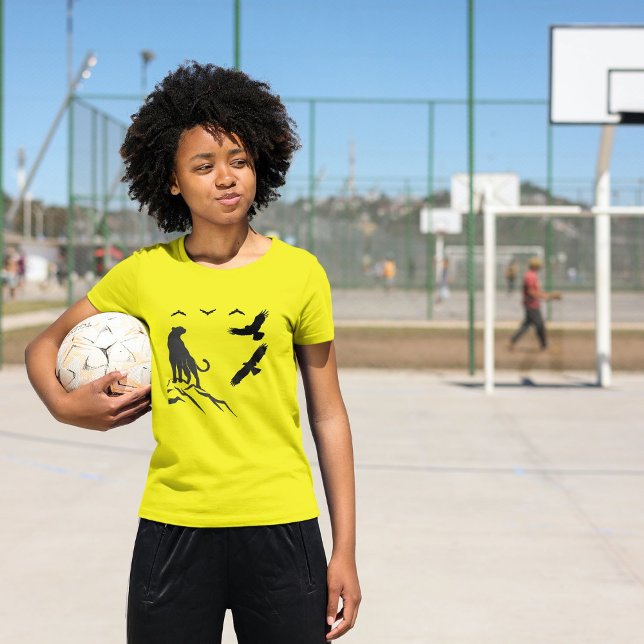 T-shirt Mémerisation : Léopard de montagne Majestic (Créateur téléchargé)