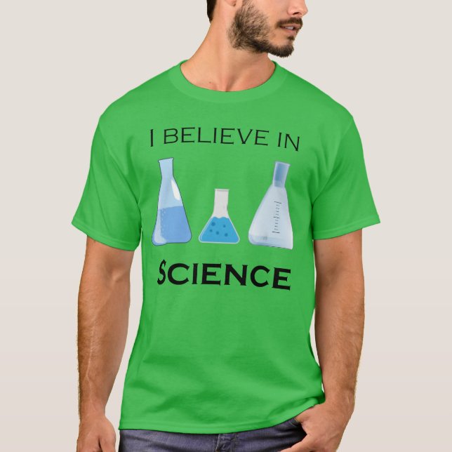 T-shirt Mèmes amis optimistes de la science (Devant)