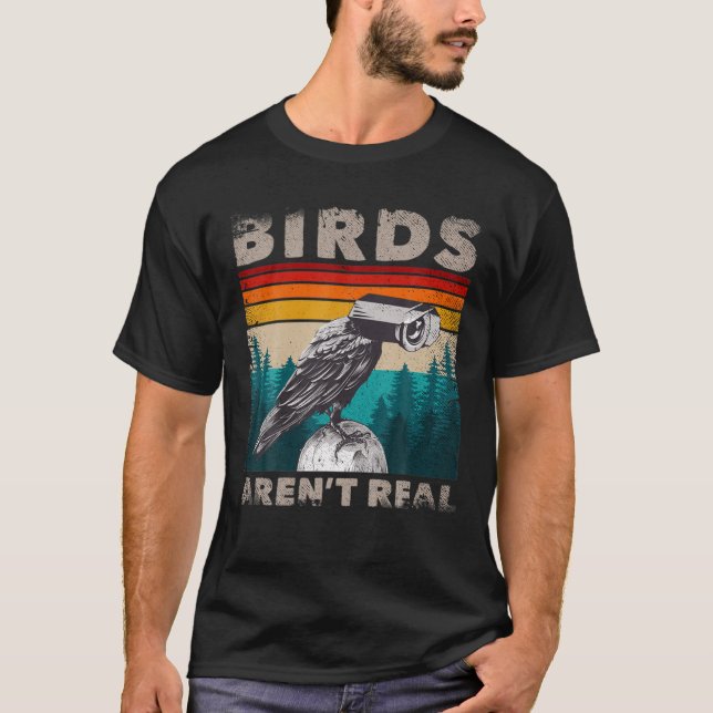 T-shirt Mèmes amusants Surveillance des oiseaux Truthers C (Devant)