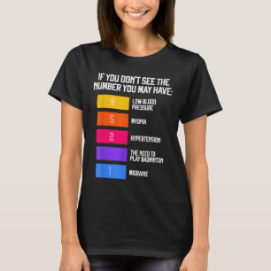 T-shirt Mèmes Badminton Amusants Et Humoristiques Navette 