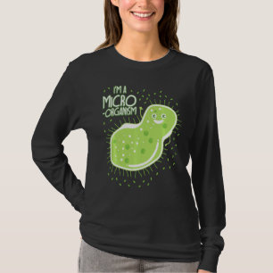 T-shirt Mèmes de biologie amusant enseignant Bactéries étu