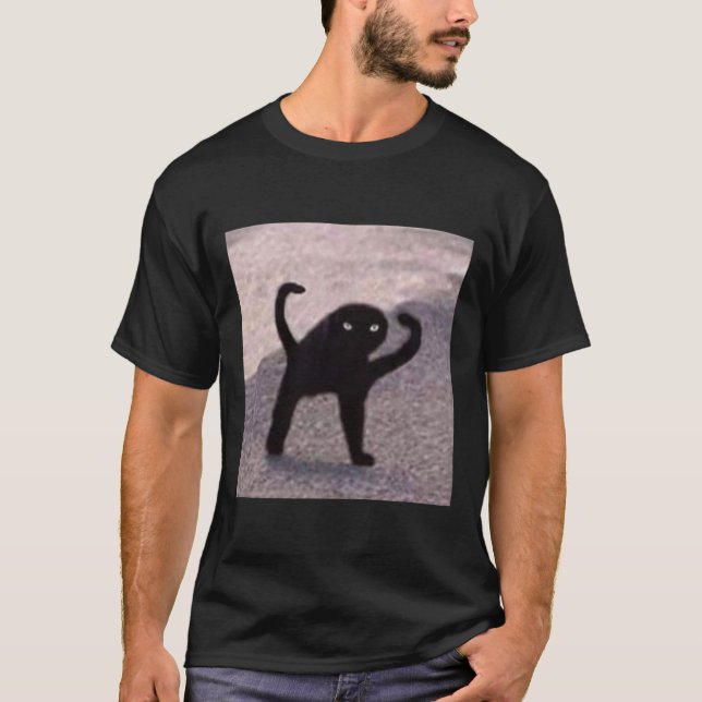 T-shirt Mèmes de chat maudit Chat maudit Colère de chat co (Devant)