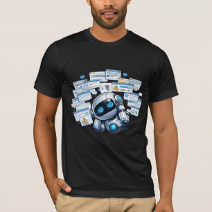 T-shirt mèmes de robot