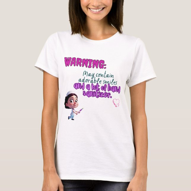 T-shirt Mèmes d'infirmière (Devant)