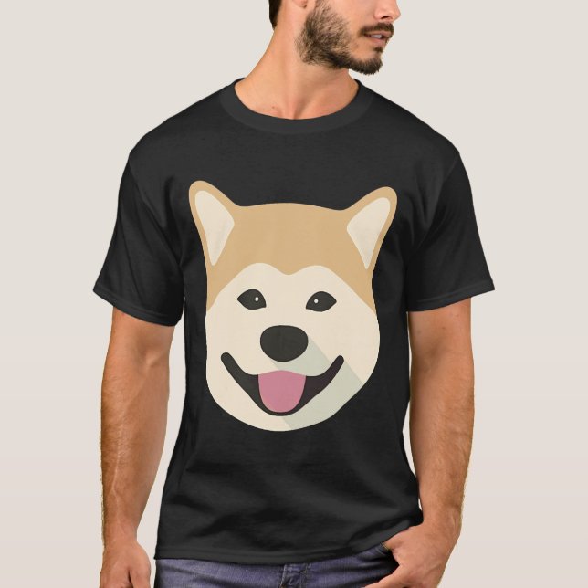 T-shirt Mèmes Doge Sibérien Husky (Devant)