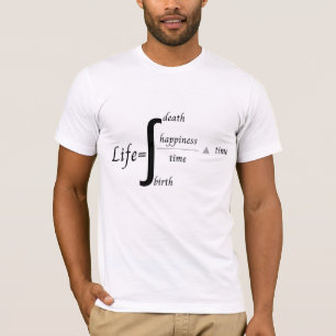 T-shirt Mèmes mathématiques sur la vie Chemise Homme