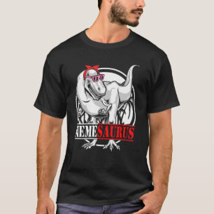 T-shirt Memesaurus Dinosaur Rex Fête des Mères Famille Mat