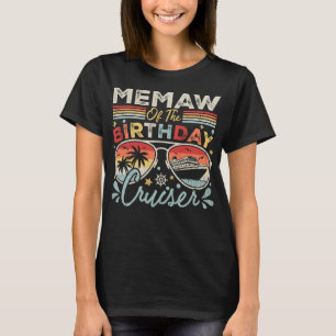 T-shirt Mémo des femmes de vacances de croisière d'anniver