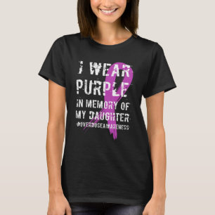 T-shirt Mémoire De La Fille Porte Violet Surdose Sensibili