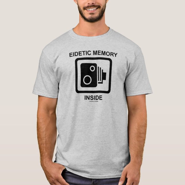 T-shirt Mémoire idétique à l'intérieur (panneau photo) (Devant)