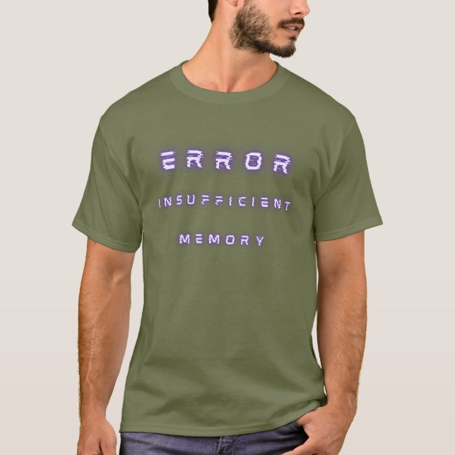 T-shirt mémoire insuffisante (Devant)