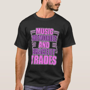 T-shirt Mémoires De Musique Et Bracelet Trades - 1