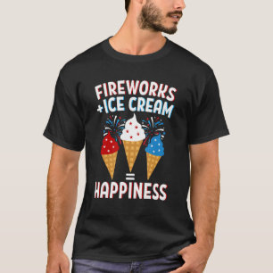 T-shirt Mémorial 4 Jour de juillet Fête Patriotique Cre de
