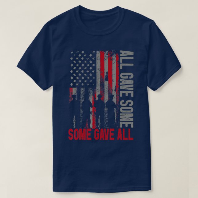 T-shirt Memorial Day 2023 Tous Ont Donné Certains Ont Donn (Design devant)