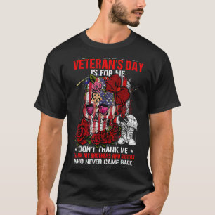 T-shirt Memorial Day est pour eux Vétérinaire la journée e