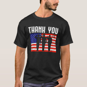 T-shirt Memorial Day Fiers vétérans Chemise Merci Vetera