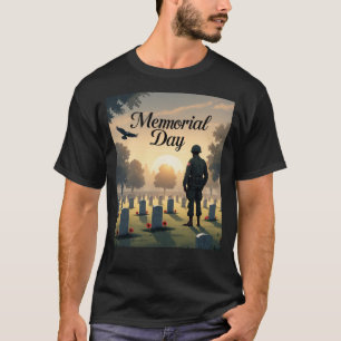 T-shirt Memorial Day Hommage Artwork - Honorer les América