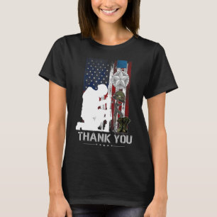 T-shirt Memorial Day Merci Le drapeau patriotique américai